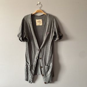 Hollister Gray Cardigan
